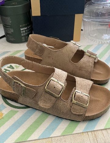Sandale SHEIN, maro deschis