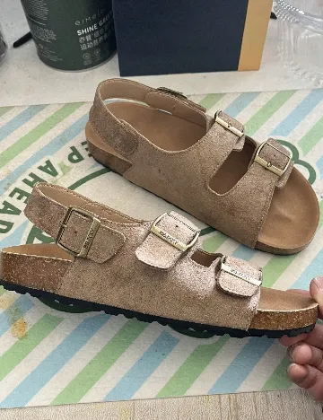Sandale SHEIN, maro deschis