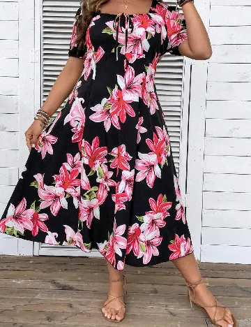 Rochie medie SHEIN CURVE, floral