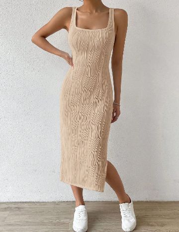 Rochie medie SHEIN, crem