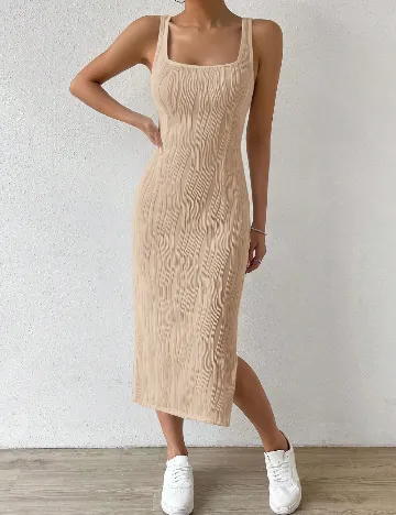 Rochie medie SHEIN, crem