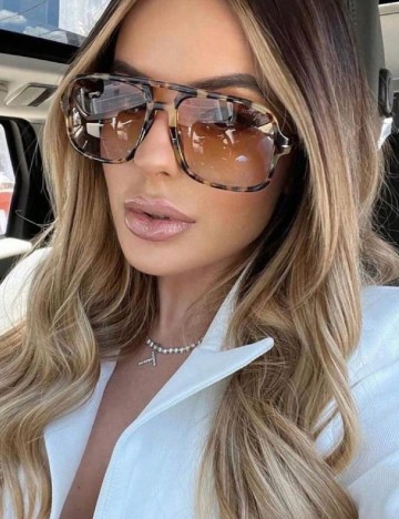 Ochelari de soare SHEIN, animal print