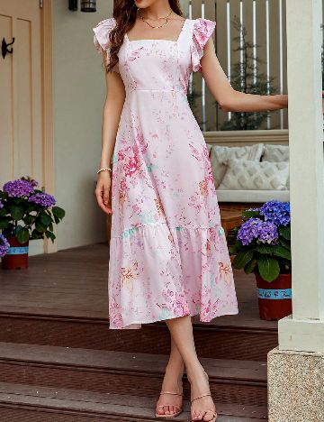 Rochie medie SHEIN, roz