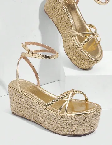 Sandale Cuccoo, auriu