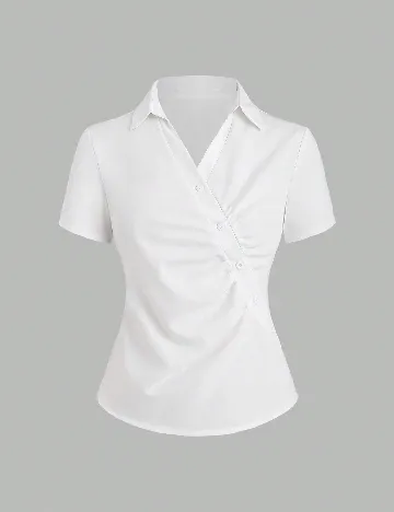 Camasa SHEIN CURVE, alb