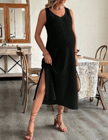 Rochie medie SHEIN Maternity, negru