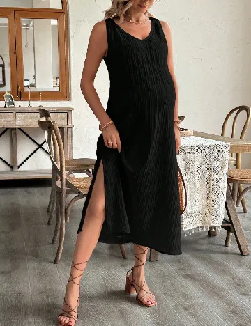 Rochie medie SHEIN Maternity, negru