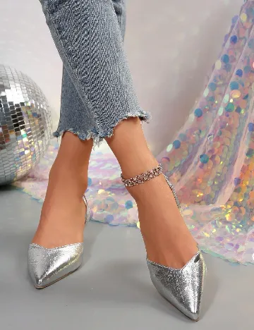 Pantofi SHEIN, argintiu