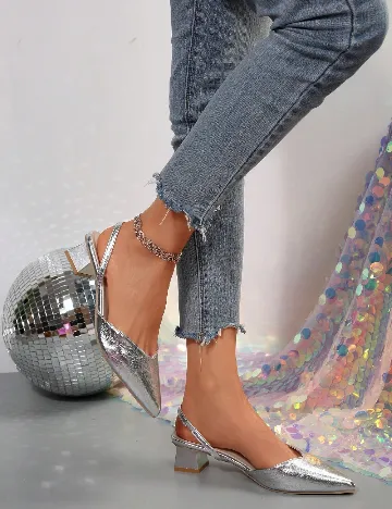 Pantofi SHEIN, argintiu