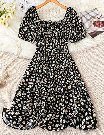 Rochie medie SHEIN CURVE, negru