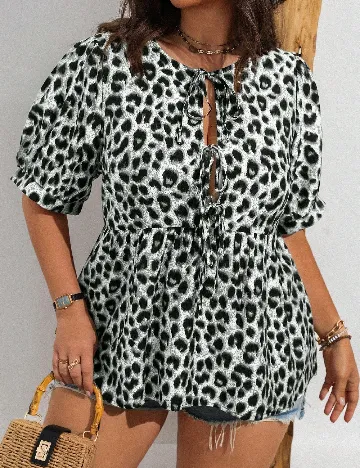 Bluza SHEIN CURVE, animal print