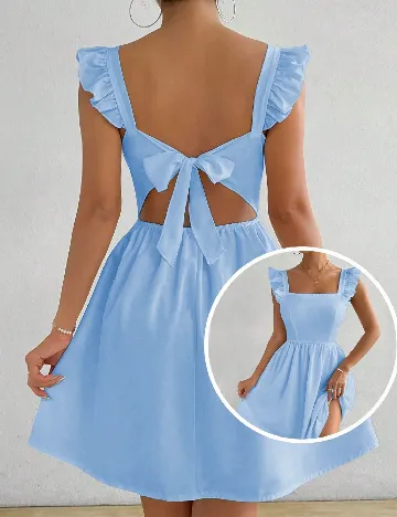 Rochie scurta SHEIN, albastru