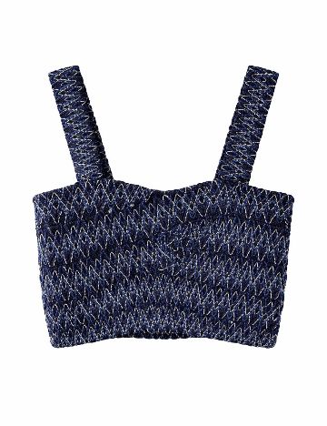Top Zara, bleumarin