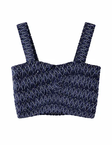 Top Zara, bleumarin