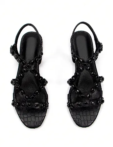 Sandale SHEIN, negru