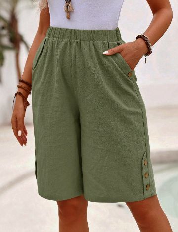 Pantaloni scurti Emery Rose, verde