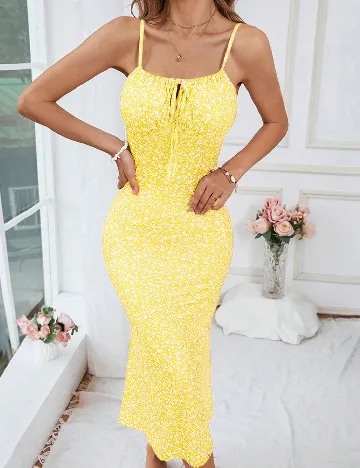 Rochie medie SHEIN, galben