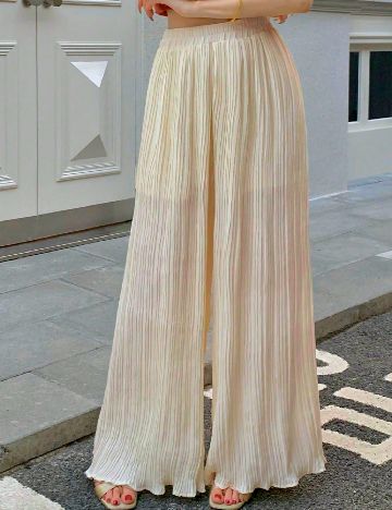 Pantaloni Dazy, crem