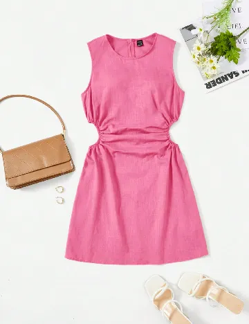 Rochie scurta SHEIN, roz