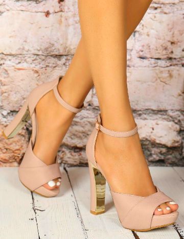 Sandale SHEIN, roz pal