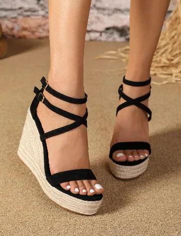 Sandale SHEIN, negru