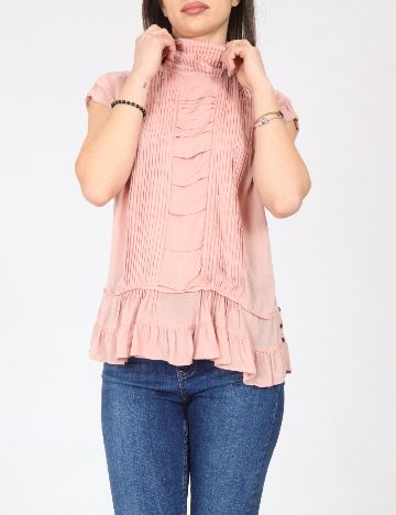 Bluza Zara, roz pudra