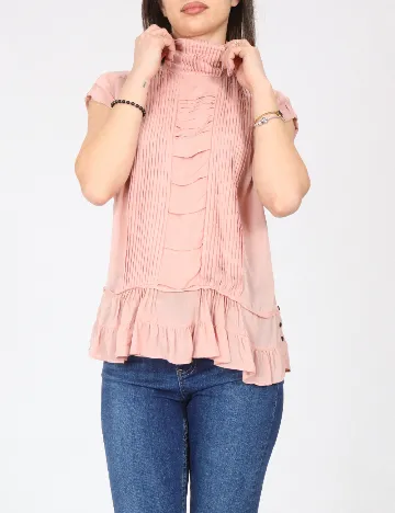 Bluza Zara, roz pudra