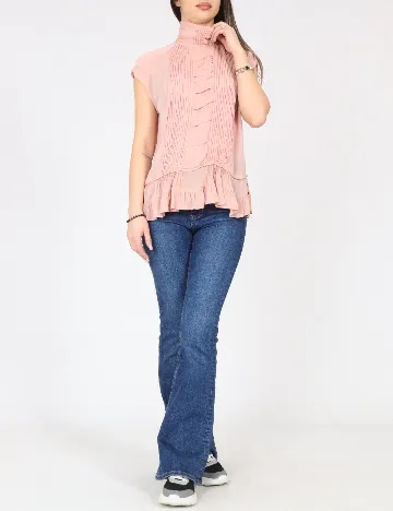 Bluza Zara, roz pudra