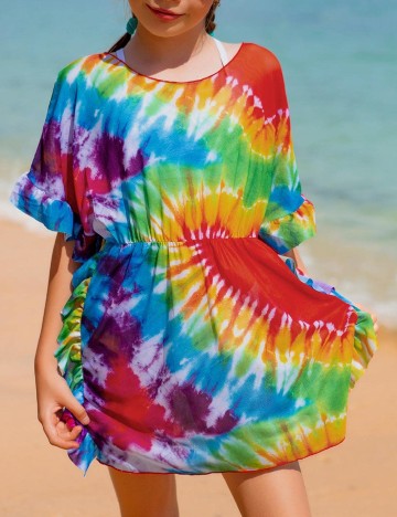 Rochie de plaja Shein Kids, mix culori