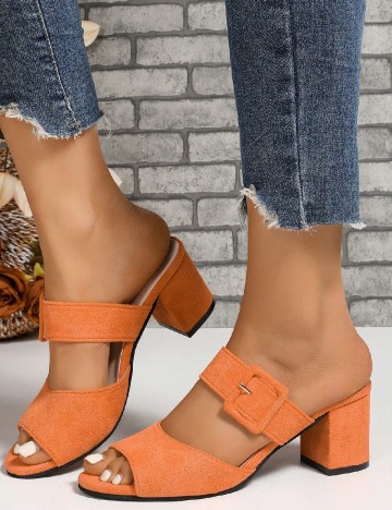 Saboti SHEIN, portocaliu