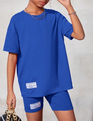 Compleu Shein Kids, albastru