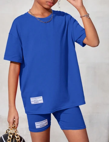 Compleu Shein Kids, albastru