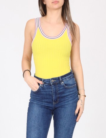 Body Bershka, galben