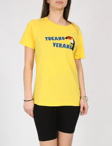 Tricou Pull&Bear, galben
