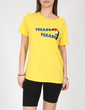 Tricou Pull&Bear, galben