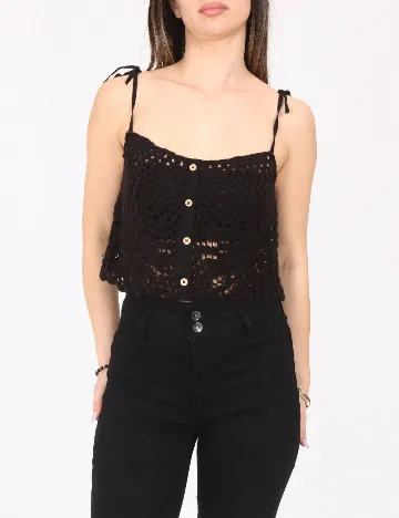 Top Zara, negru