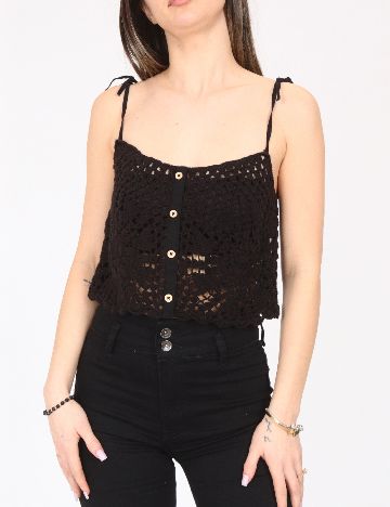 Top Zara, negru