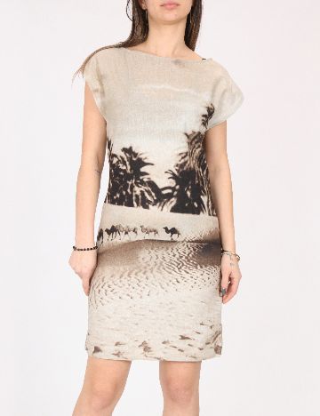 Rochie scurta Zara, bej