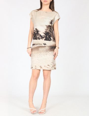 Rochie scurta Zara, bej