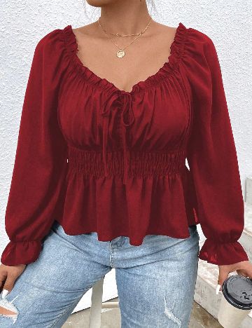 Bluza SHEIN CURVE, rosu