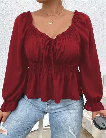 Bluza SHEIN CURVE, rosu