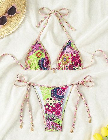 Costum de baie SHEIN, mix culori