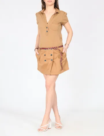 Rochie scurta Bershka, maro