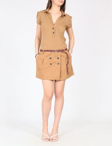 Rochie scurta Bershka, maro