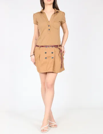 Rochie scurta Bershka, maro