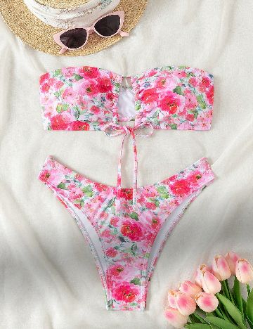Costum de baie SHEIN, floral