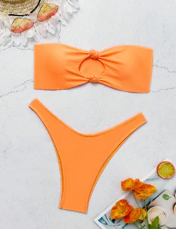 Costum de baie SHEIN, portocaliu