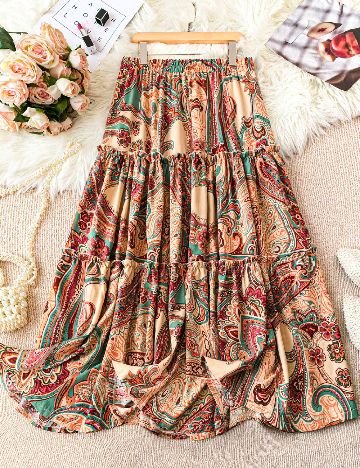 Fusta SHEIN CURVE, mix culori