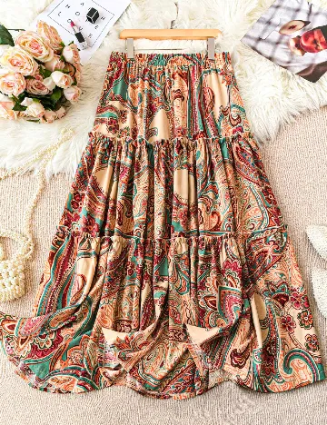 Fusta SHEIN CURVE, mix culori