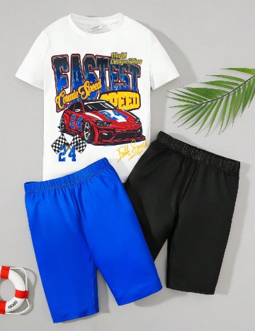 Compleu Shein Kids, mix culori